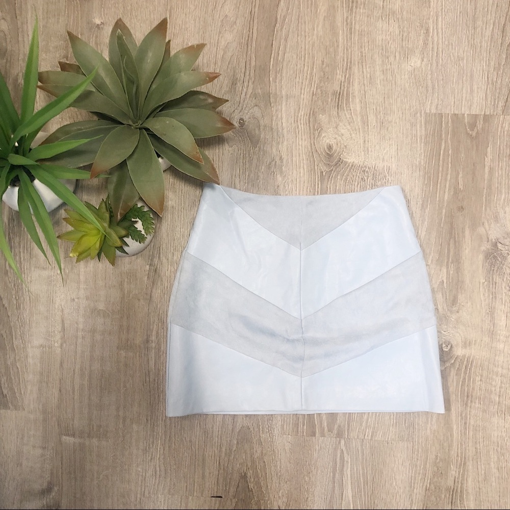 Baby blue skirt
